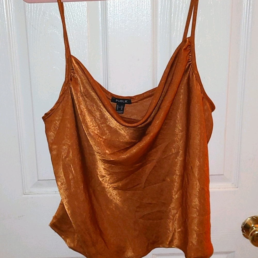 Satin Crop Camisole